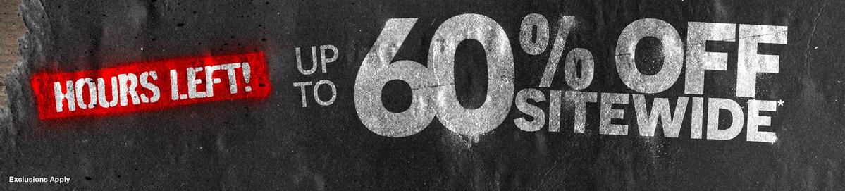Up To 60% Off Sitewide