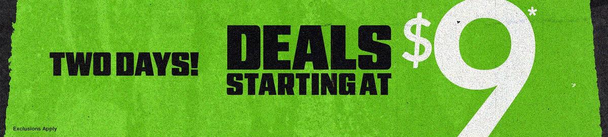Deals Starting At $9