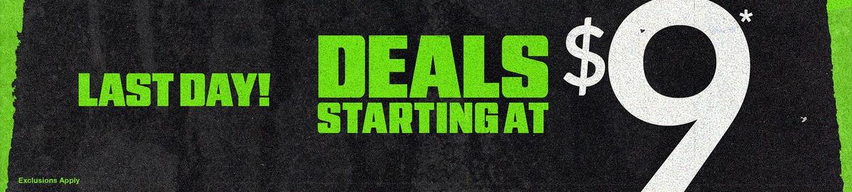 Deals Starting At $9