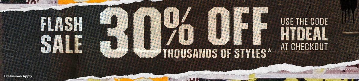 30% Off Flash Sale