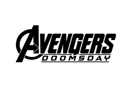 Marvel Studios Avengers Doomsday title logo. Shop Now.