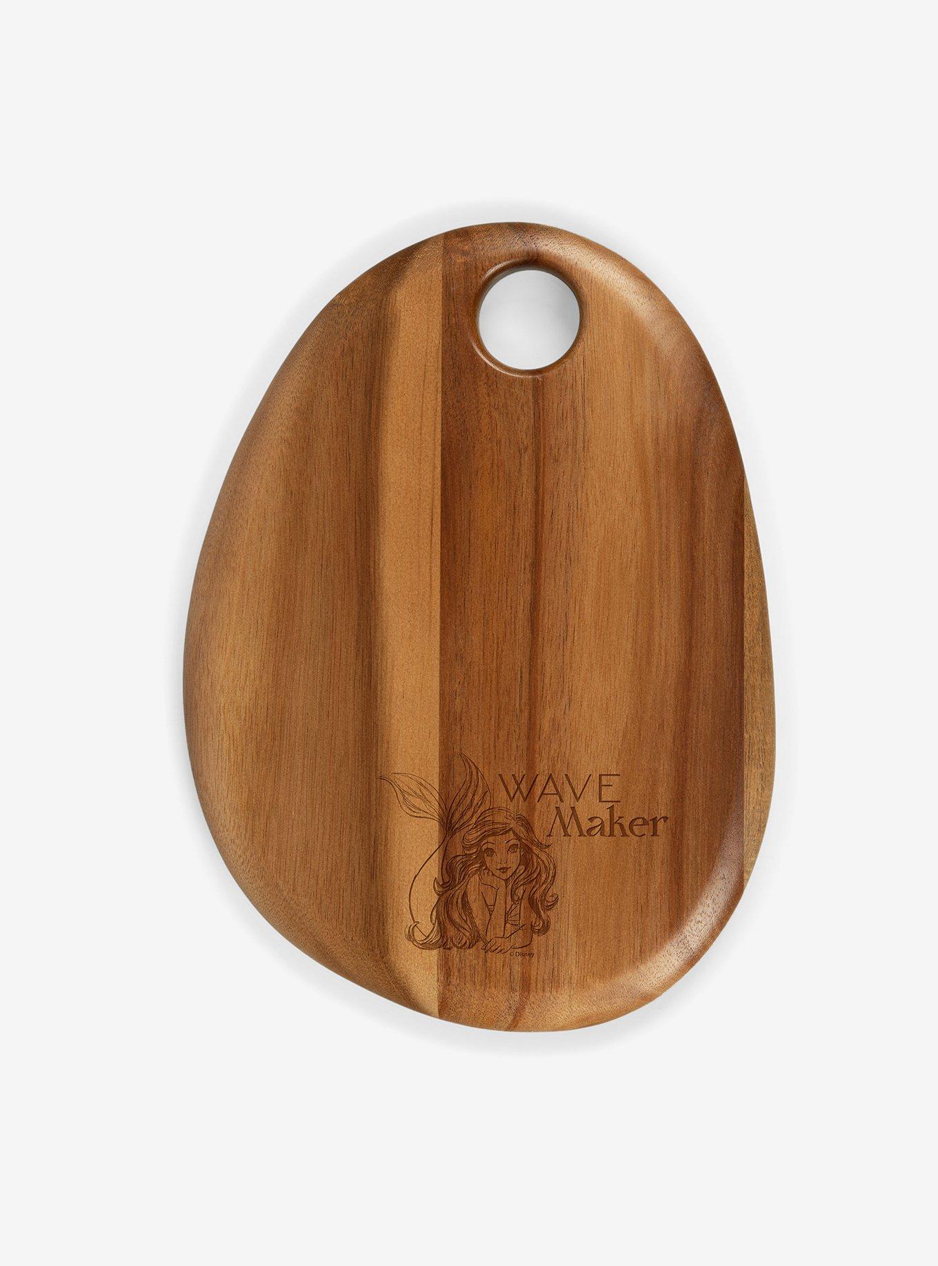 Disney The Little Mermaid Pebble Shaped Acacia Serving Board, , alternate