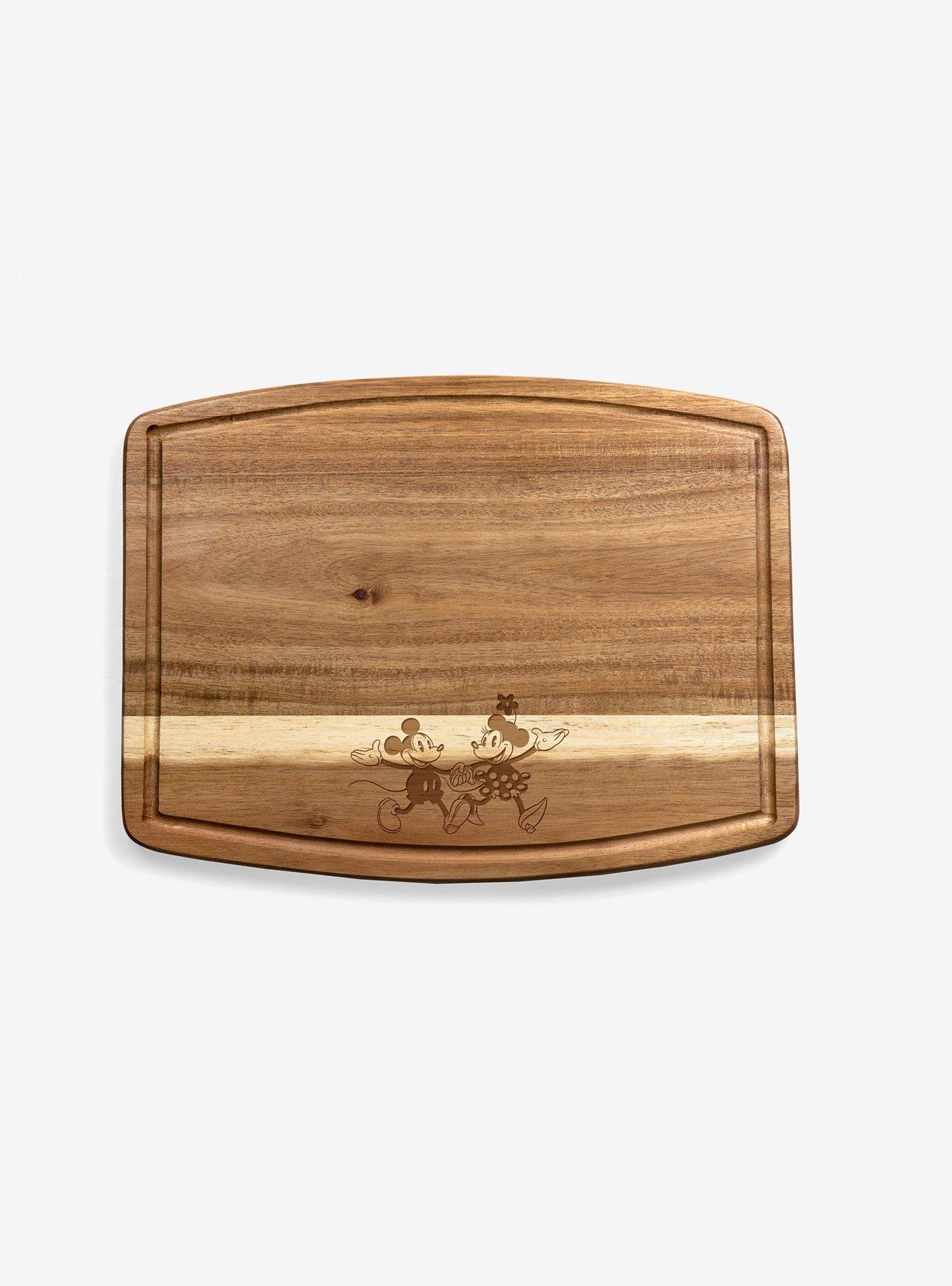 Disney Mickey & Minnie Mouse Ovale Acacia Cutting Board, , hi-res