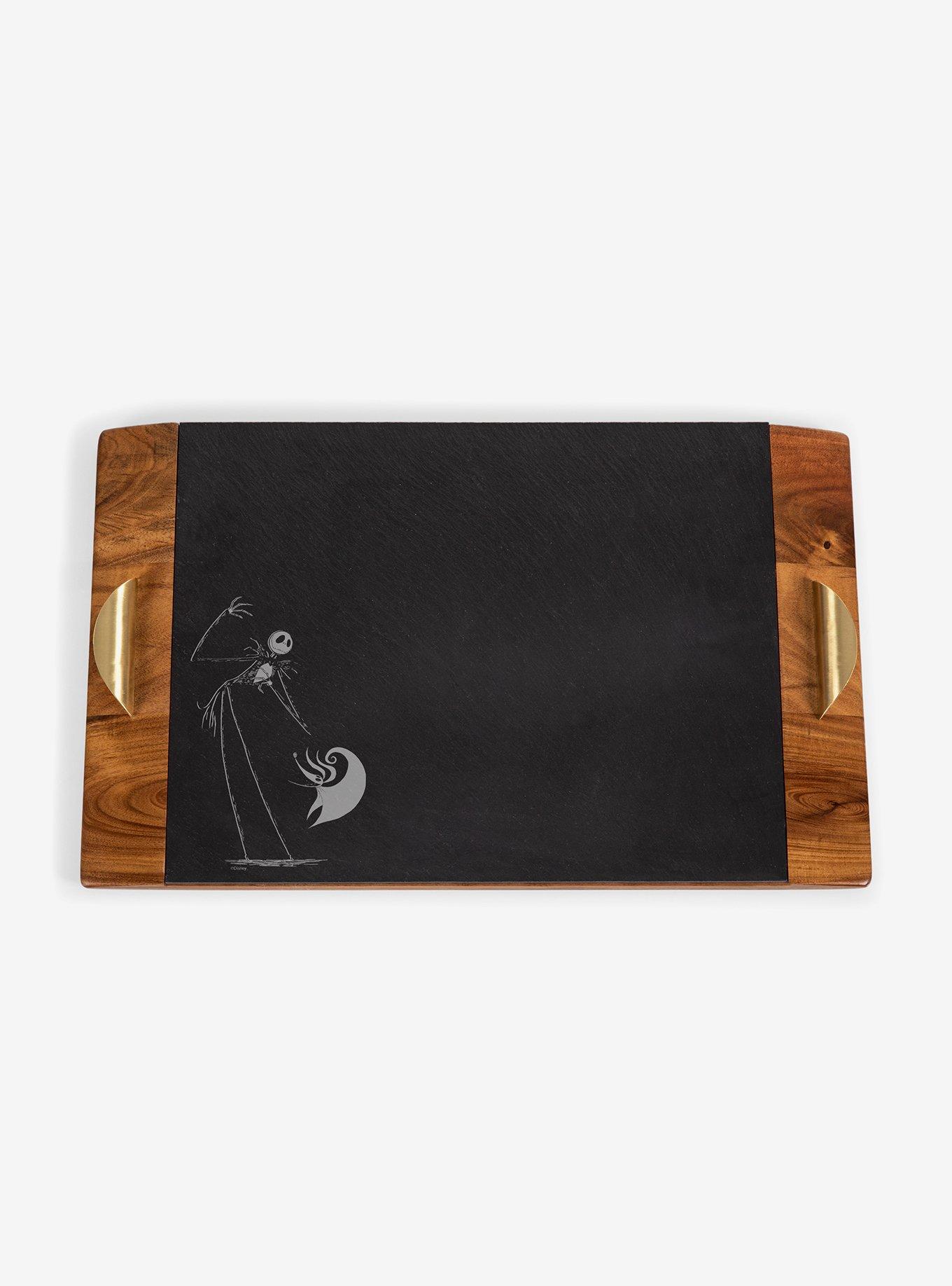 The Nightmare Before Christmas Jack And Zero Covina Acacia And Slate Serving Tray, , alternate