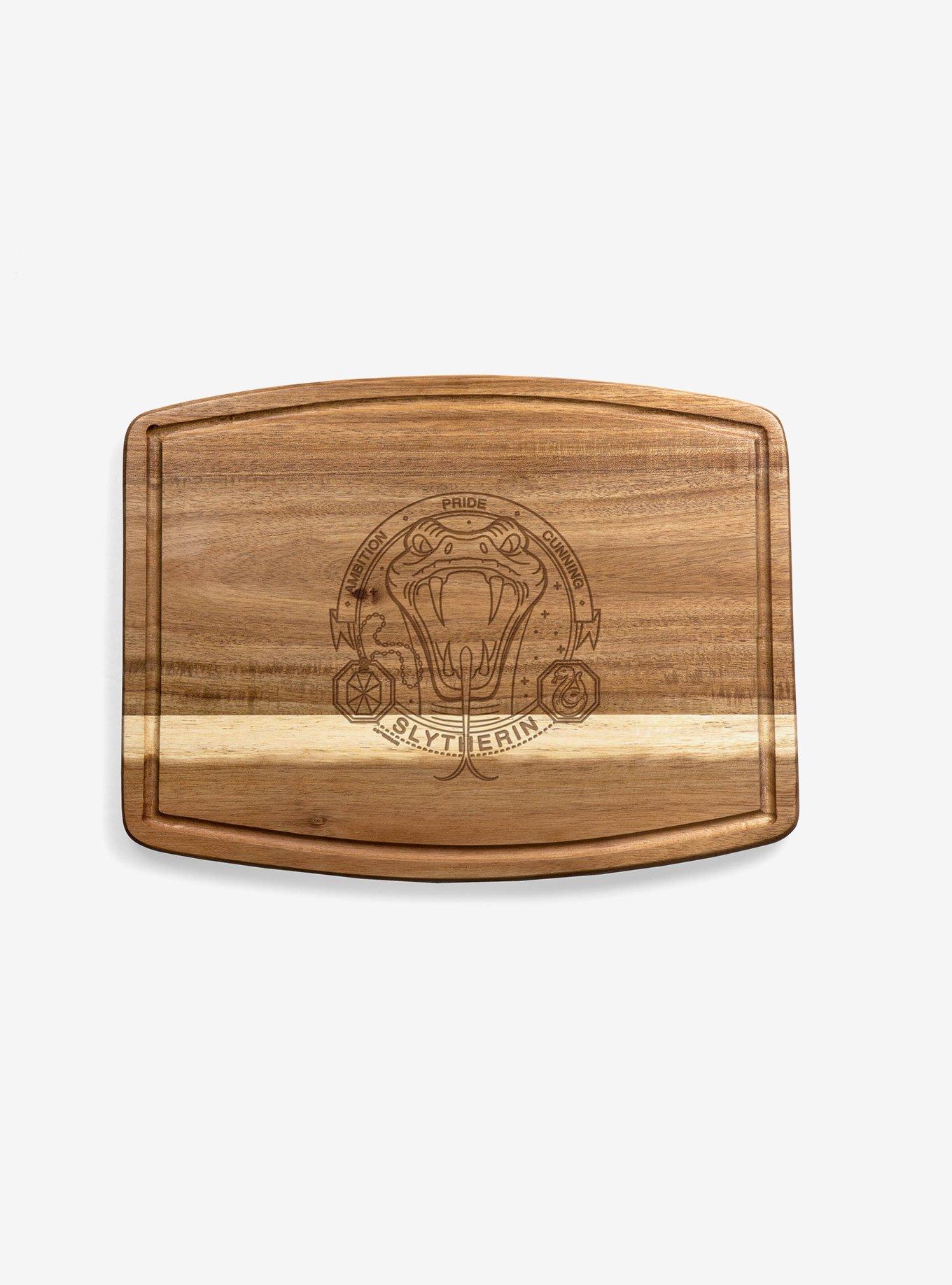 Harry Potter Slytherin Ovale Acacia Cutting Board, , hi-res