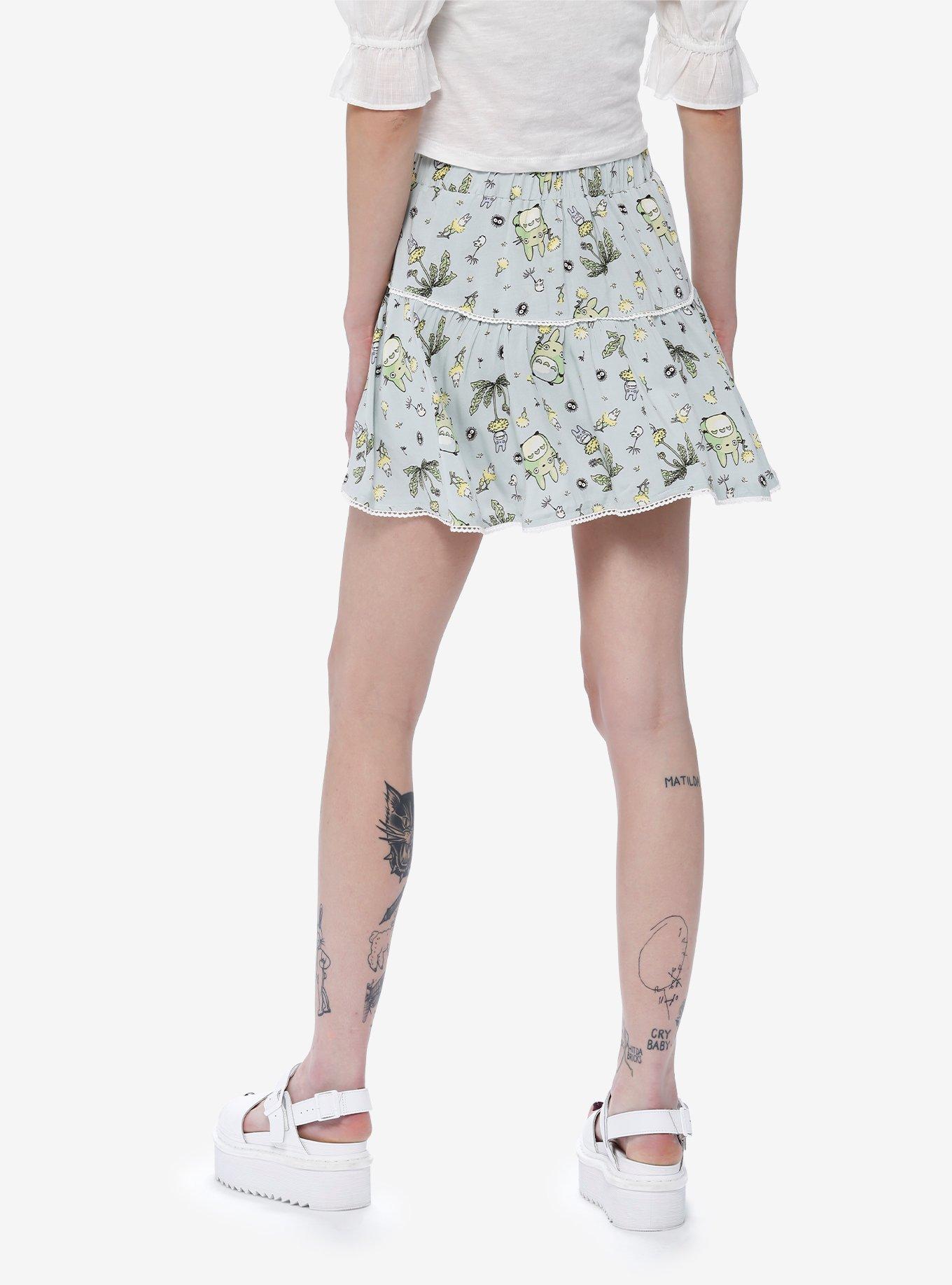 Studio Ghibli My Neighbor Totoro Floral Skort, MULTI, alternate