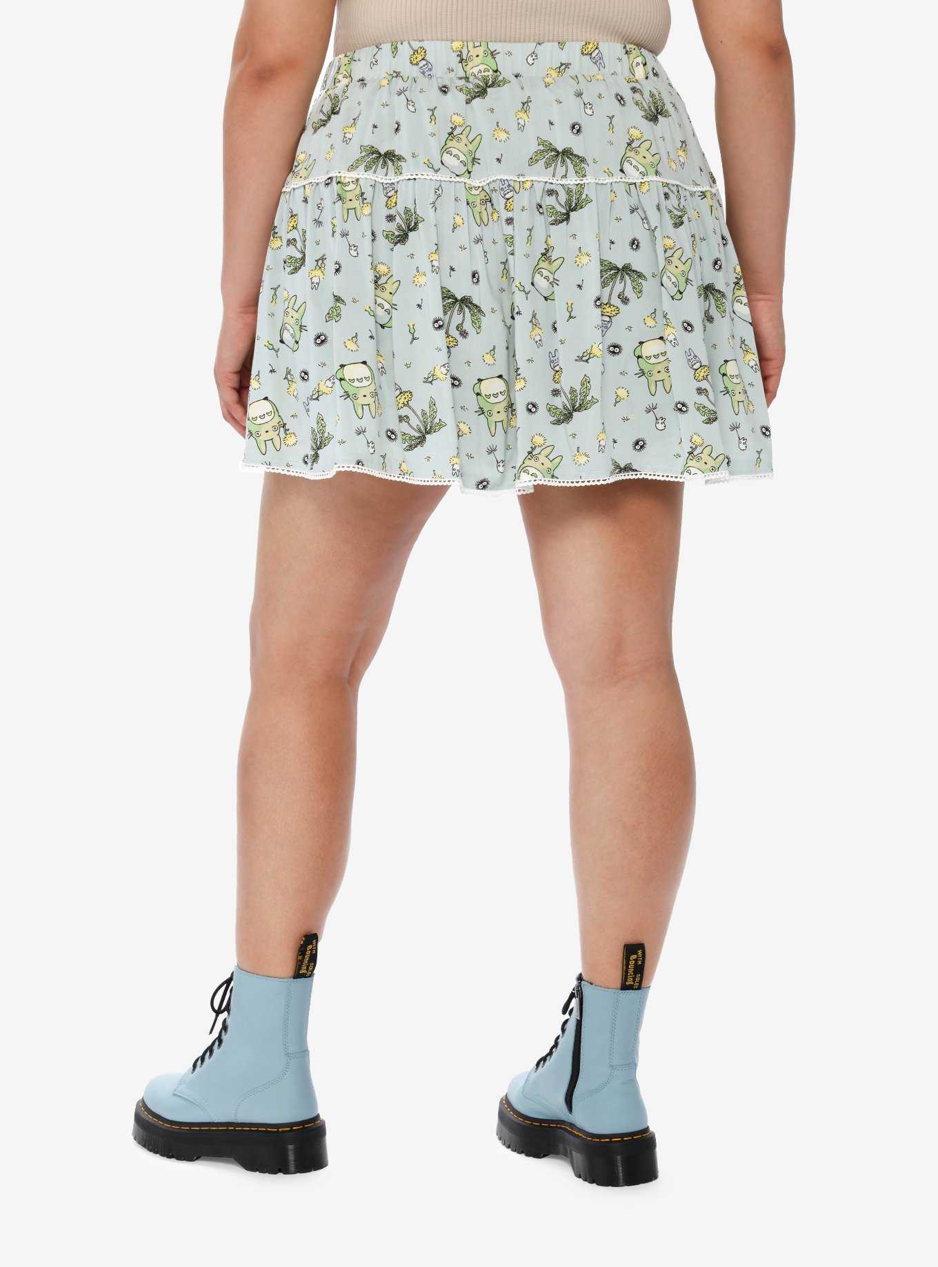 Studio Ghibli My Neighbor Totoro Floral Skort Plus Size, , hi-res