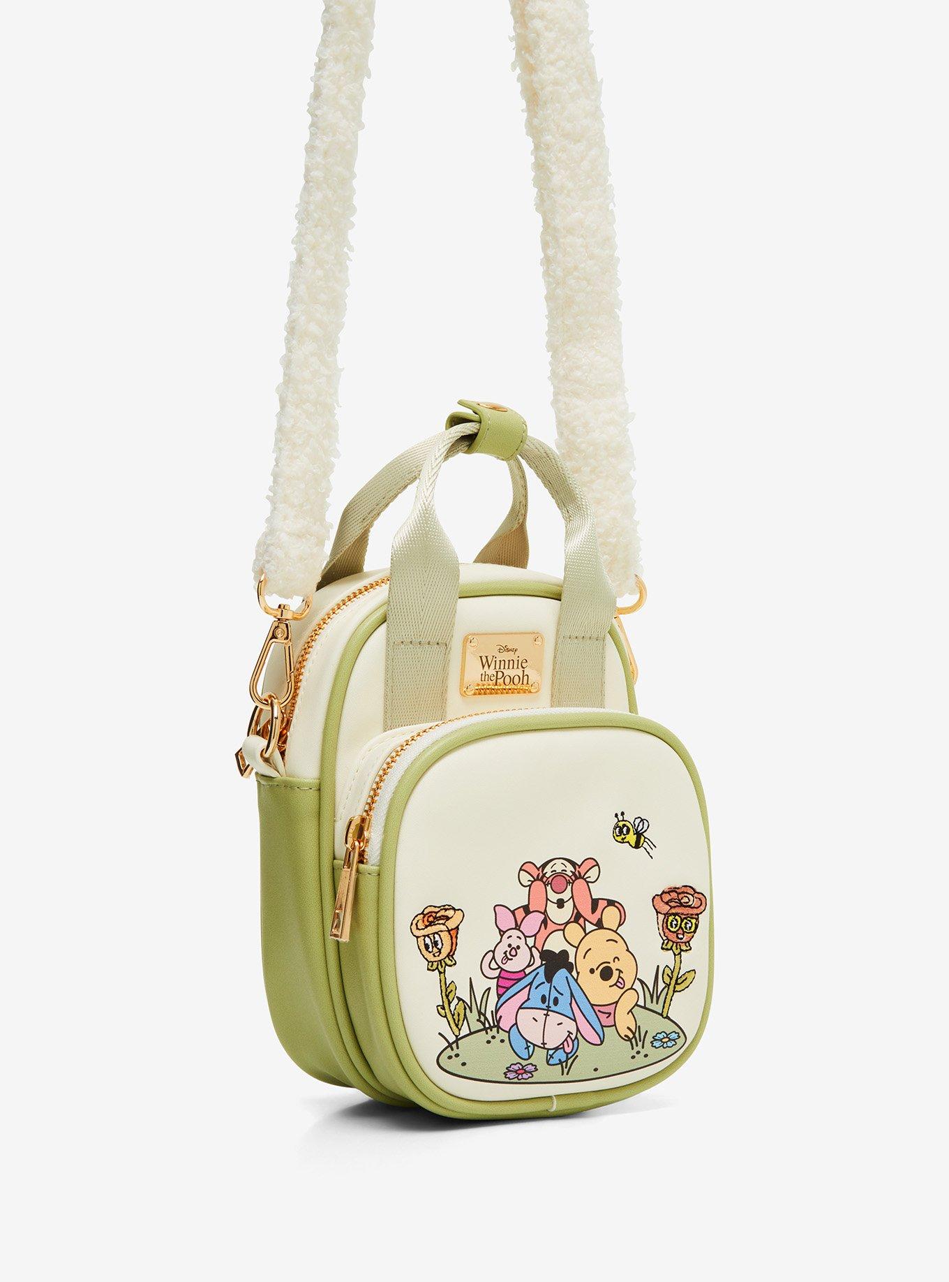 Disney Winnie the Pooh Floral Pooh Bear & Friends Crossbody Bag - BoxLunch Exclusive, , alternate