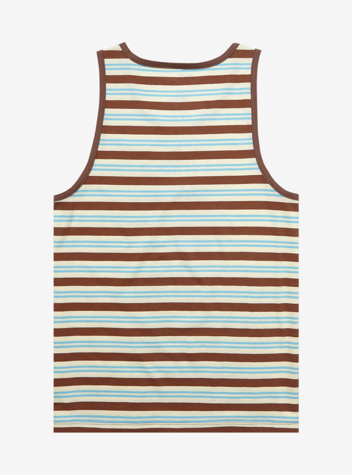 Disney Lilo & Stitch Surfboard Stitch Striped Tank Top - BoxLunch Exclusive, MULTI, alternate