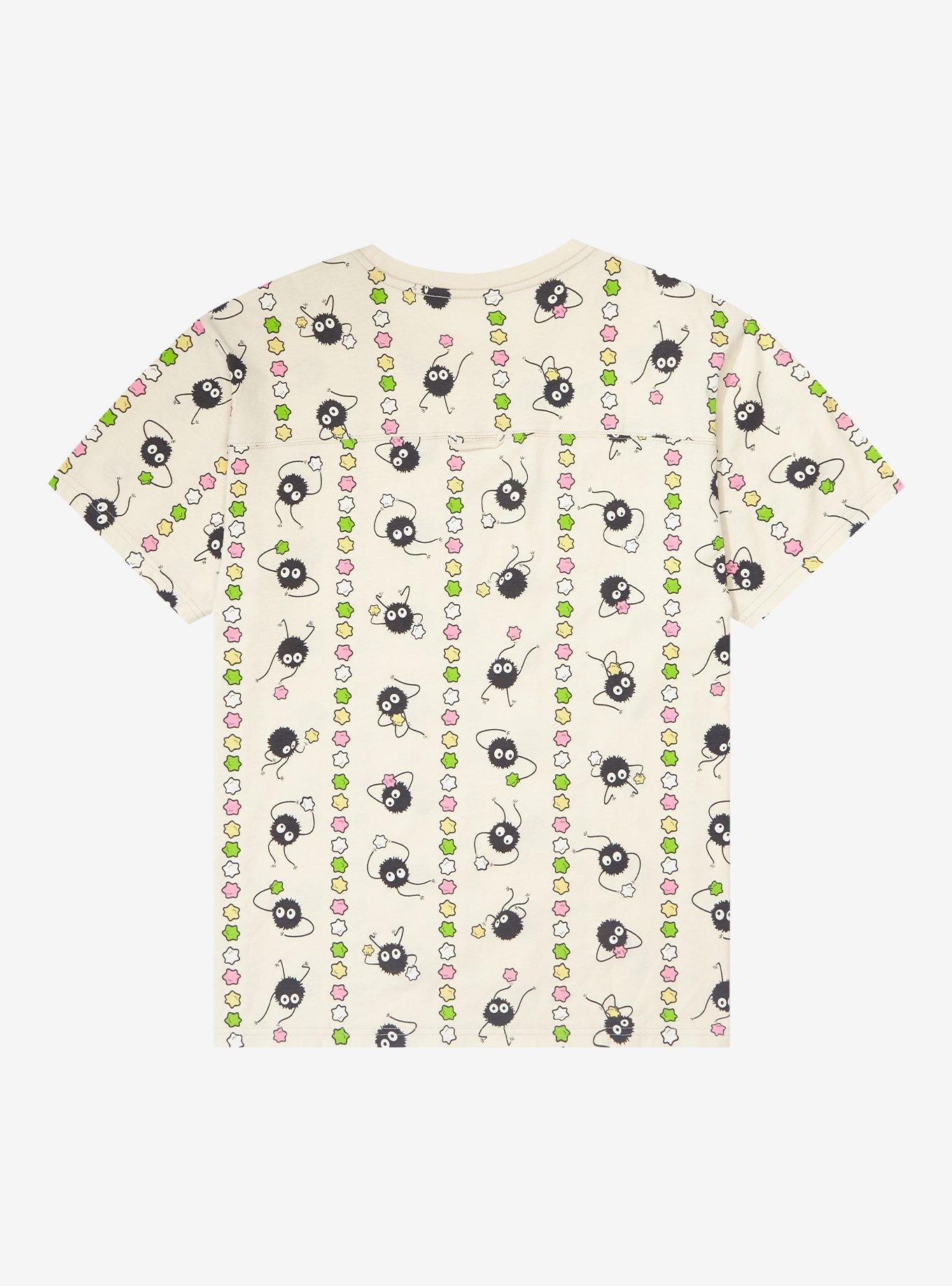 Studio Ghibli Spirited Away Soot Sprites Linear Allover Print T-Shirt, , hi-res