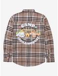 Sanrio Cinnamoroll Camping Icon Flannel - BoxLunch Exclusive, BROWN, alternate