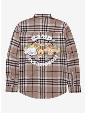 Plus Size Sanrio Cinnamoroll Camping Icon Flannel - BoxLunch Exclusive, , hi-res