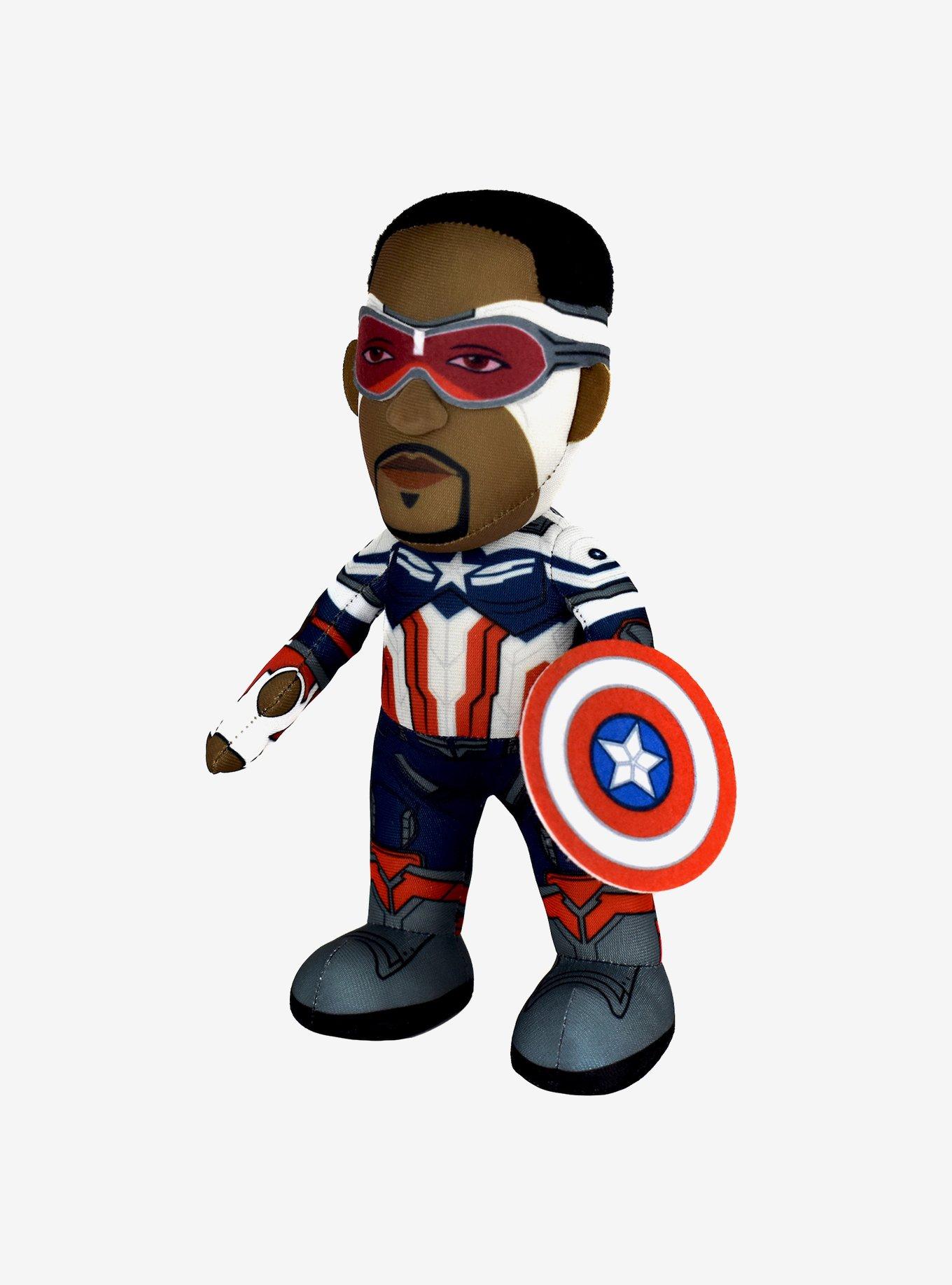 Marvel Captain America Sam Wilson Bleacher Creatures Plush Bundle, , alternate