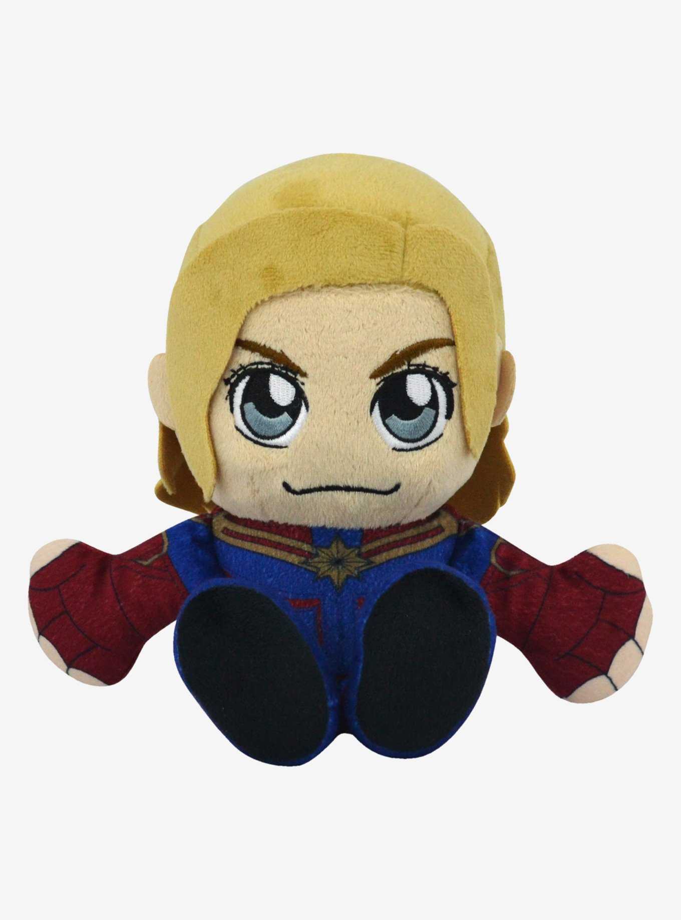 Marvel Captain Marvel & Goose Kuricha Sitting Plush Bundle, , hi-res