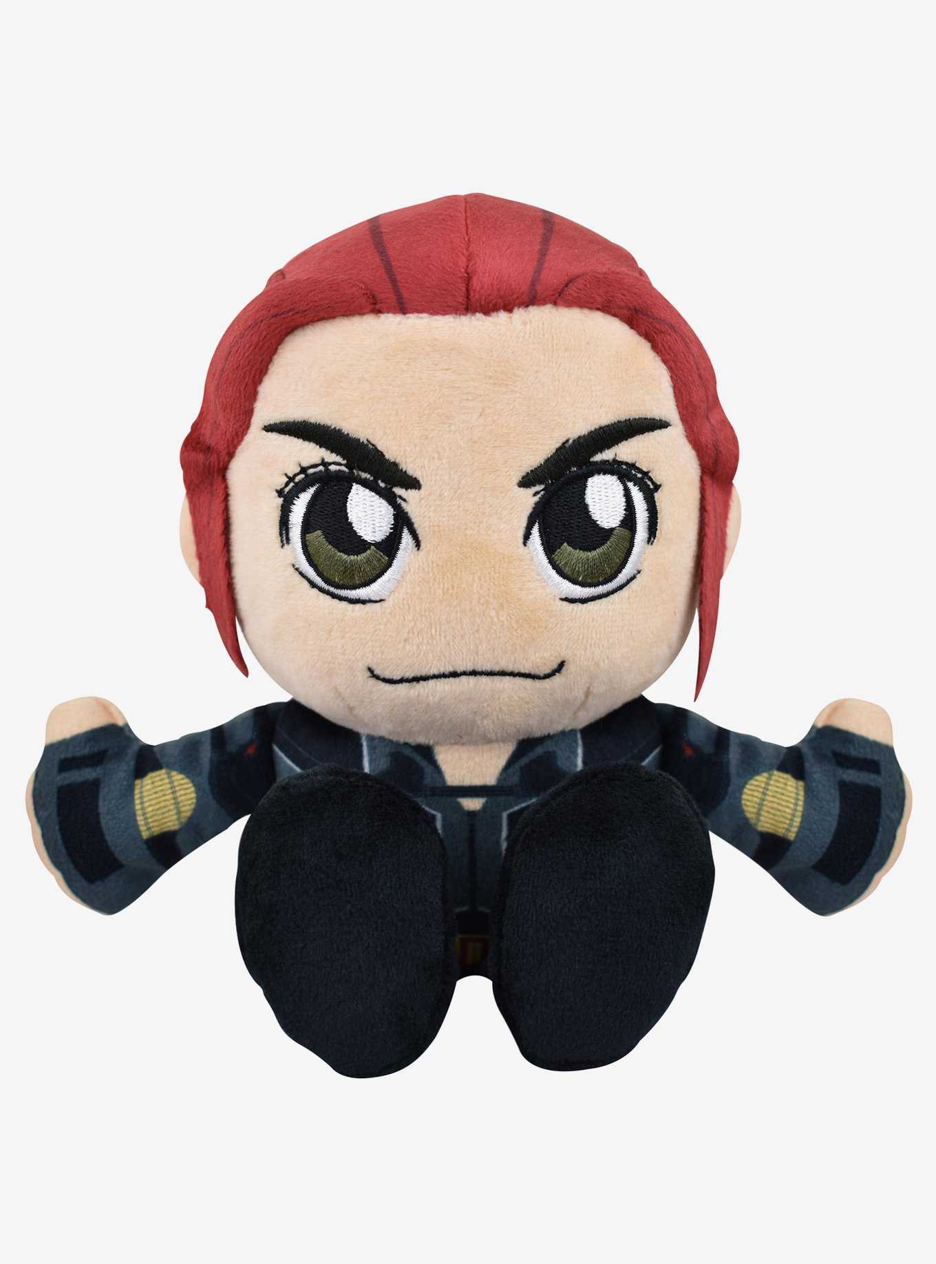 Marvel Captain Marvel & Black Widow Kuricha Sitting Plush Bundle, , hi-res