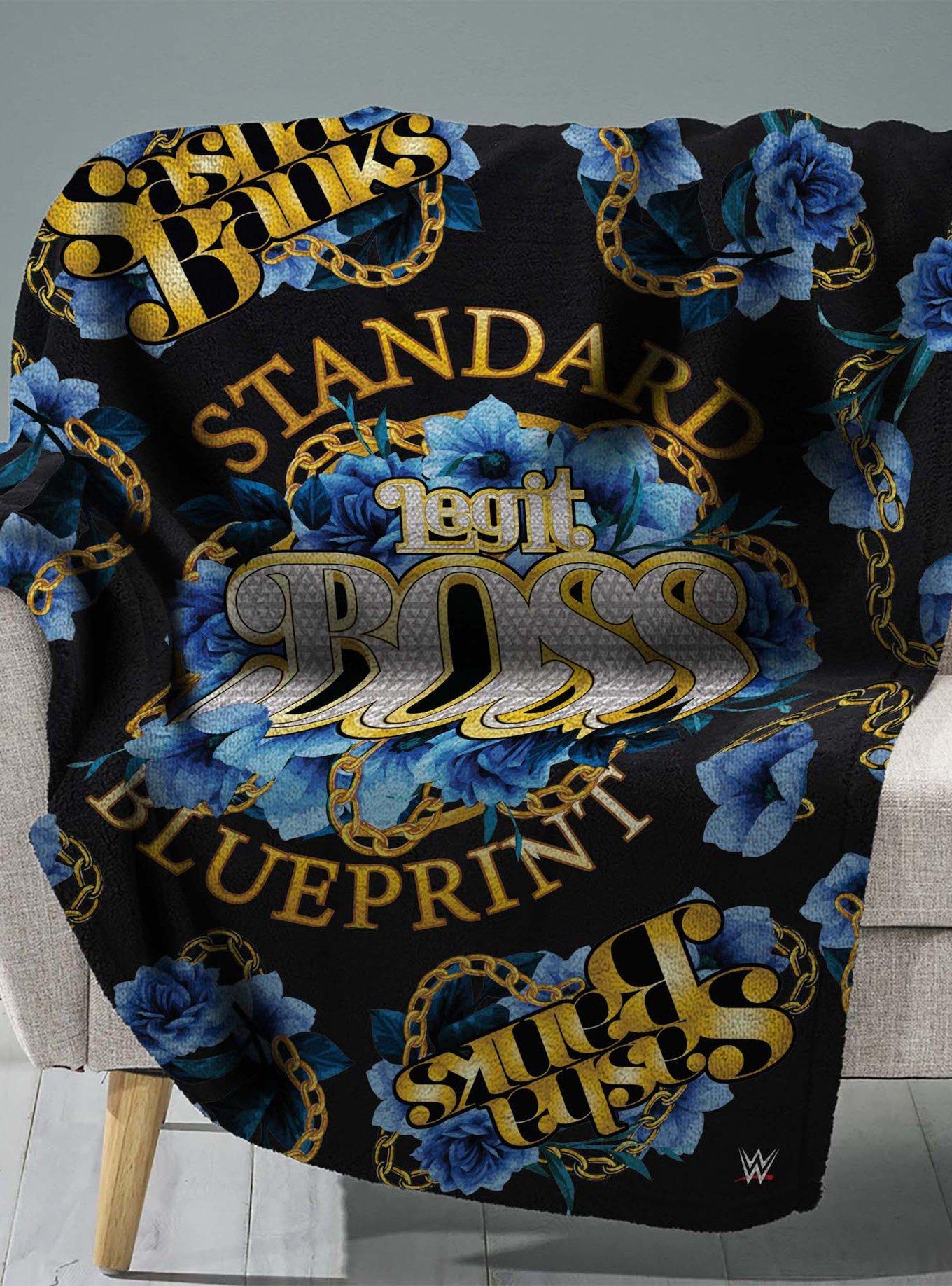 WWE Sasha Banks Sleep Squad x Plush: Throw Blanket & Plush Bundle, , alternate