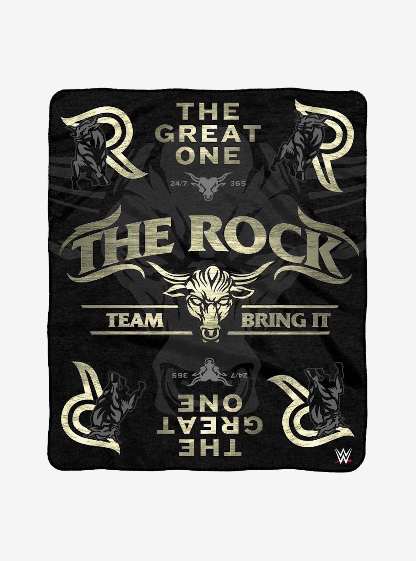 WWE The Rock Sleep Squad x Plush: Throw Blanket & Plush Bundle, , alternate