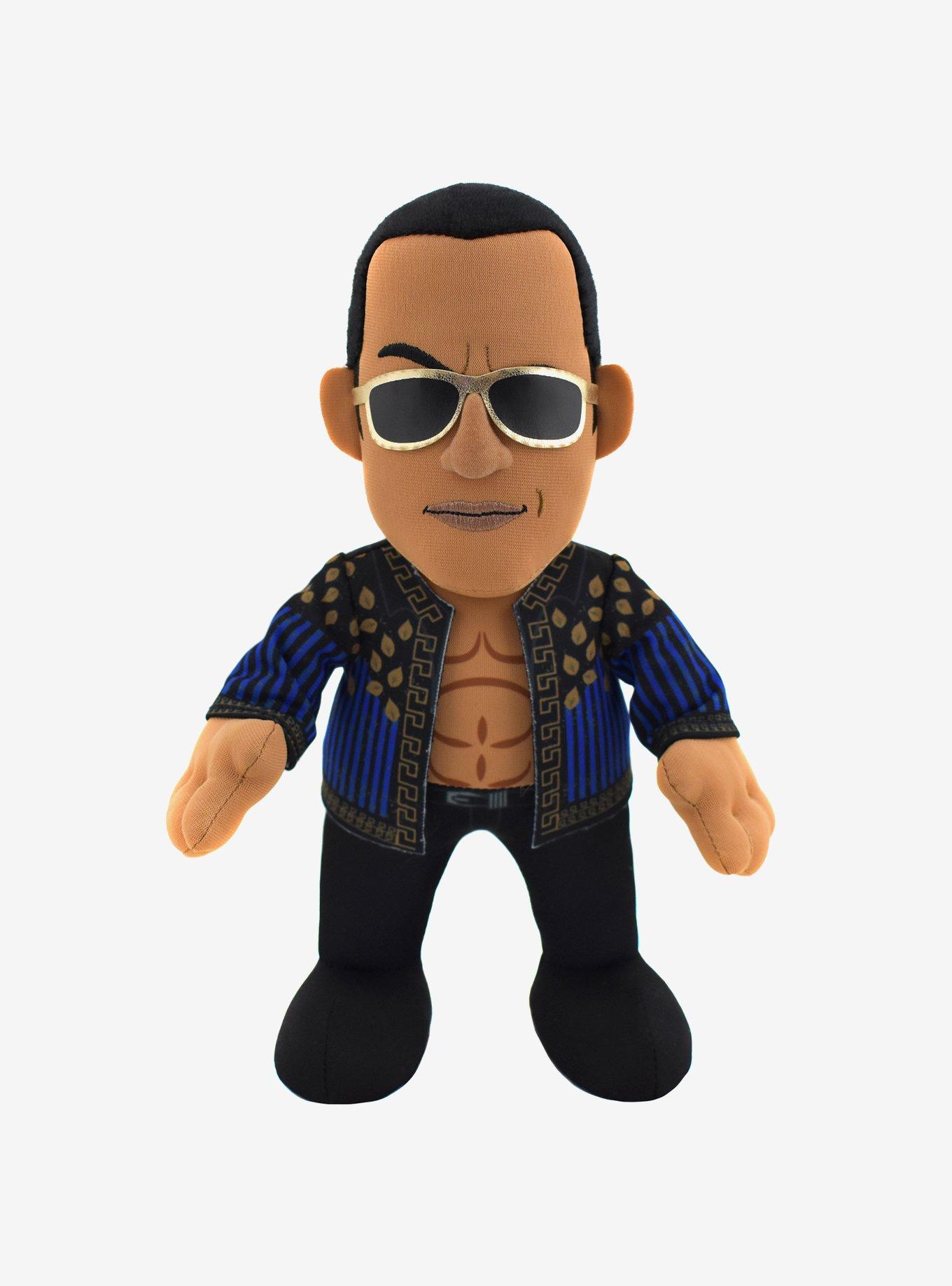 WWE Legend "The Rock" Bundle: "Team Bring It" Rock & Old School Rock Bleacher Creatures Plush Bundle, , alternate