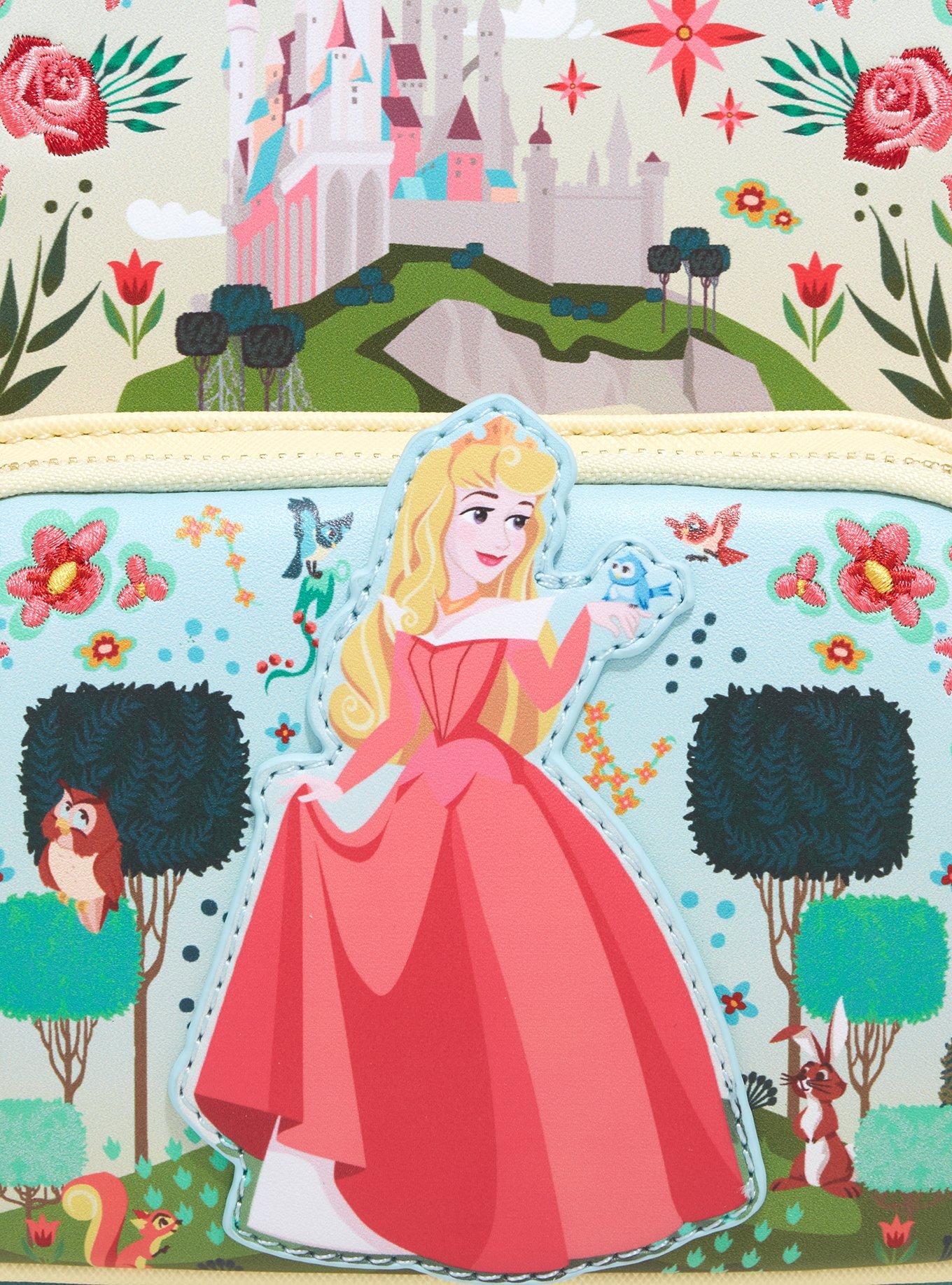 Loungefly x Disney Sleeping Beauty Princess Aurora as Briar Rose Cosplay  Mini Backpack