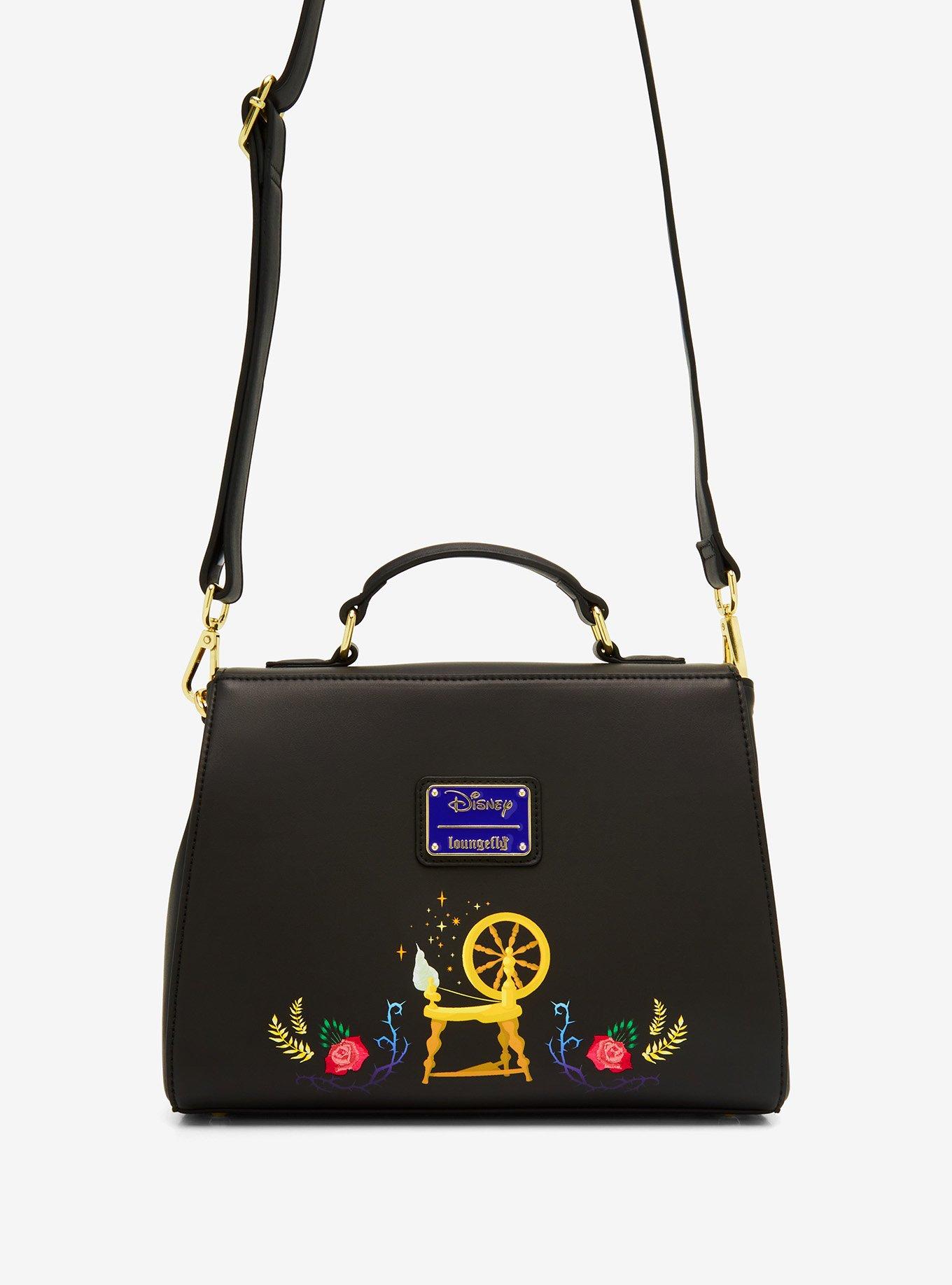 Loungefly Disney Sleeping Beauty Aurora Folkart Handbag - BoxLunch Exclusive, , alternate