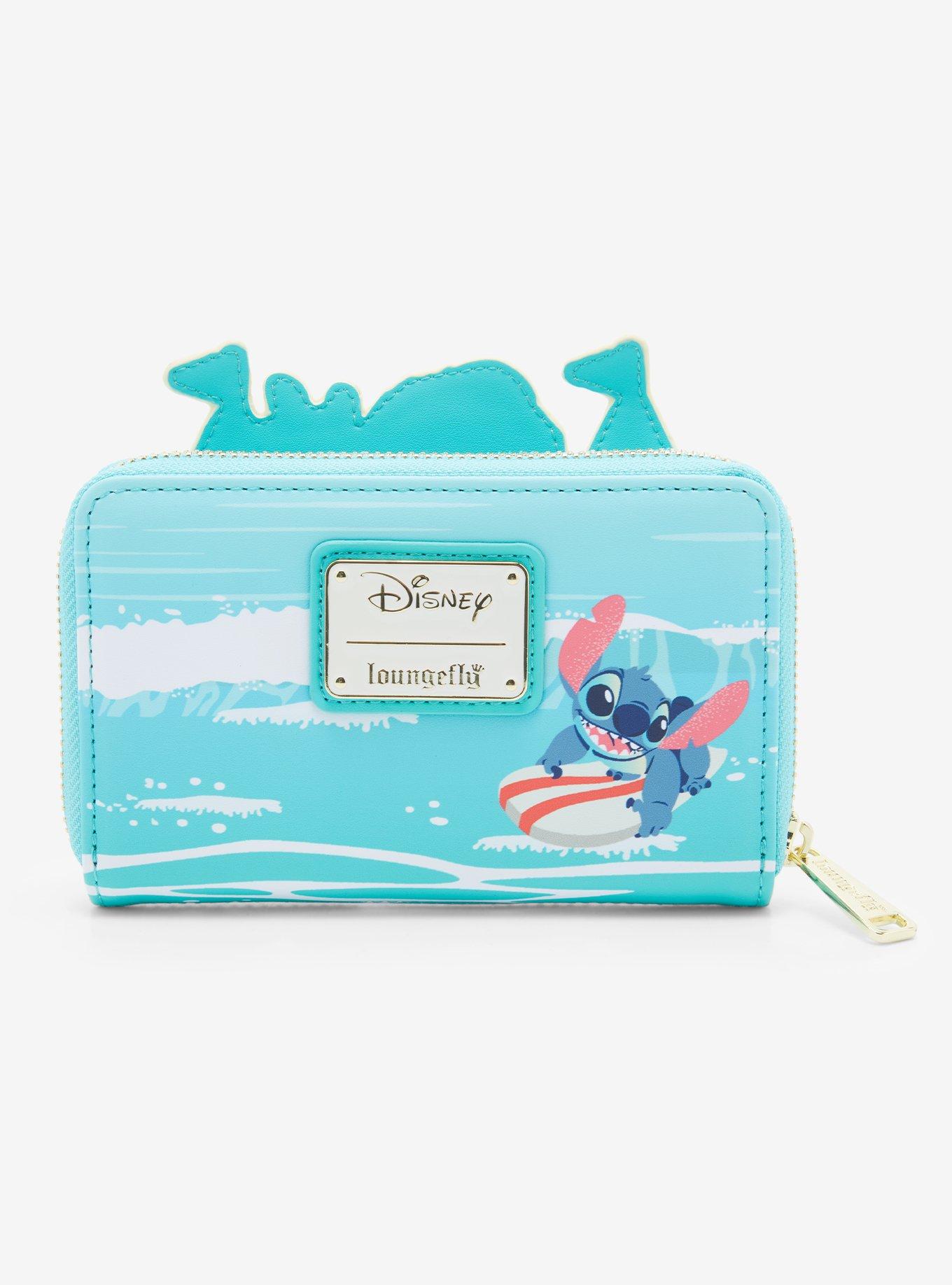 Loungefly Disney Lilo & Stitch Sandcastle Small Zip Wallet, , alternate