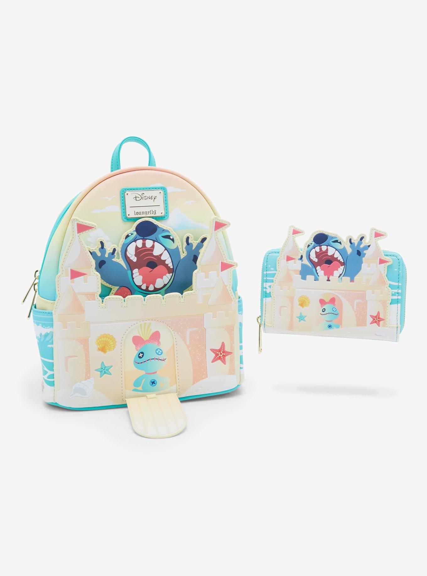 Loungefly Disney Lilo & Stitch Sandcastle Small Zip Wallet, , alternate