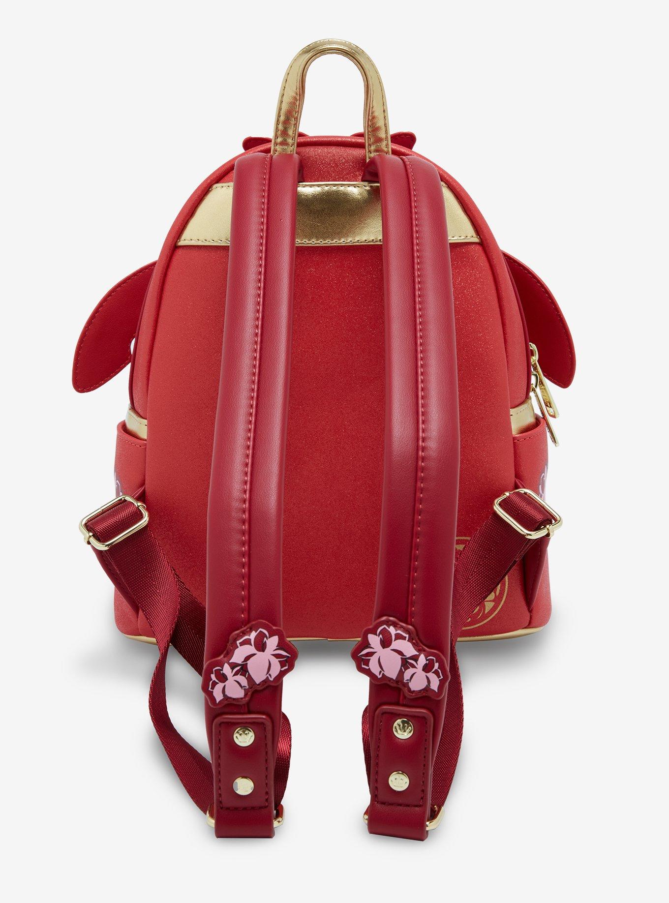 Loungefly Disney Mulan Glitter Mushu Figural Mini Backpack, , alternate