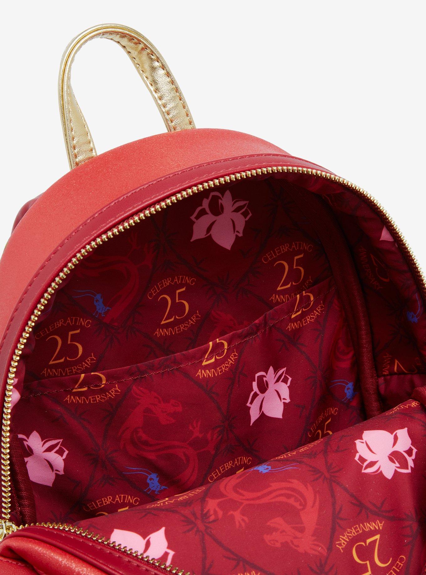 Loungefly Disney Mulan Glitter Mushu Figural Mini Backpack, , alternate