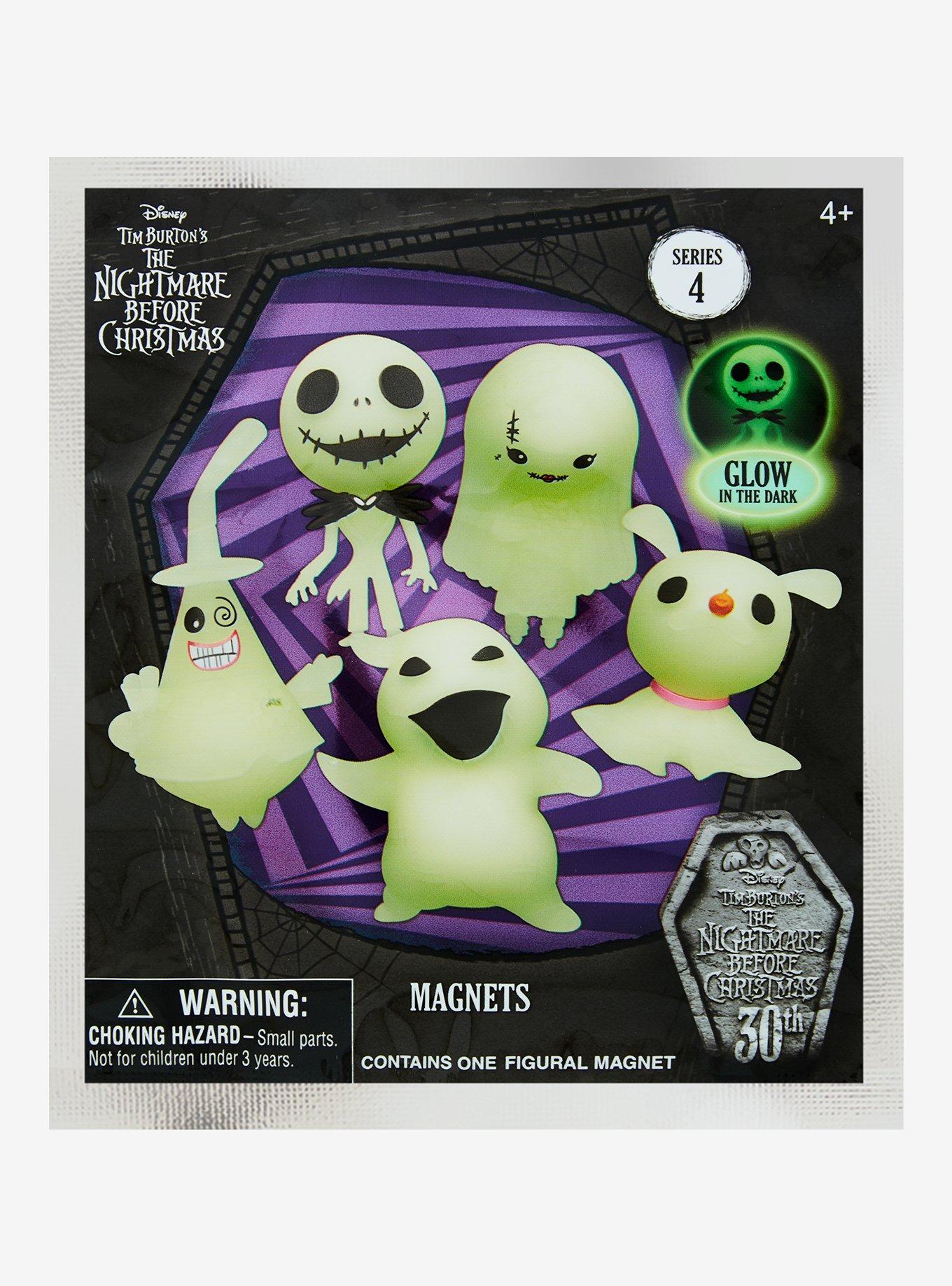 Disney The Nightmare Before Christmas 30th Anniversary Glow-in-the-Dark Blind Bag Figural Magnet - BoxLunch Exclusive, , alternate