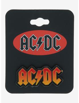 Plus Size AC/DC Ombre Logo Enamel Pin, , hi-res