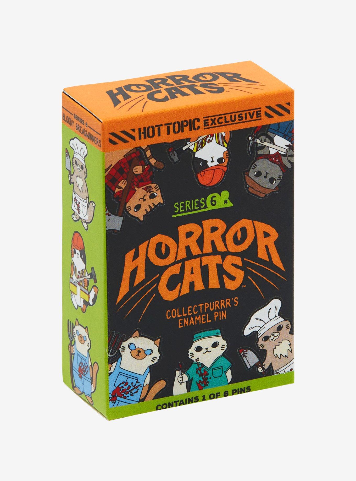 Horror Cats Series 6 Blind Box Enamel Pin Hot Topic Exclusive, , alternate