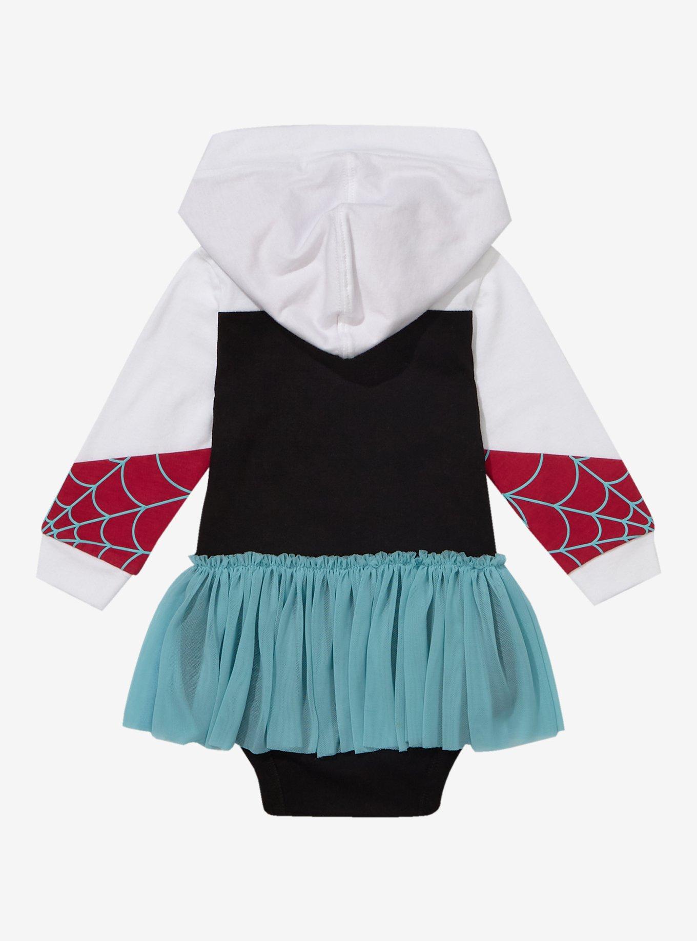 Marvel Spider-Man Spider-Gwen Infant Tutu One-Piece - BoxLunch Exclusive, , hi-res