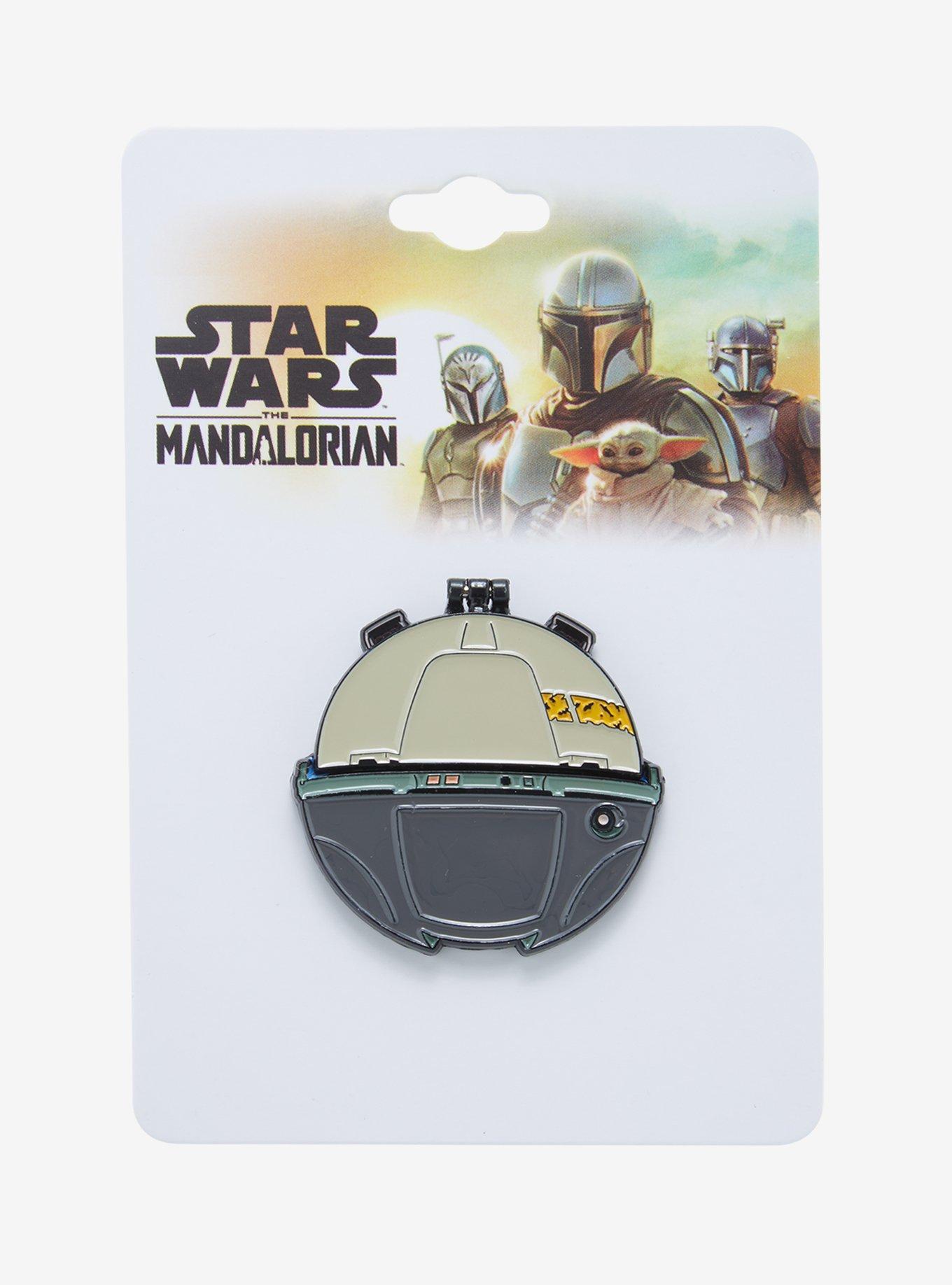 Star Wars The Mandalorian Grogu Hover Pram Enamel Pin, , alternate