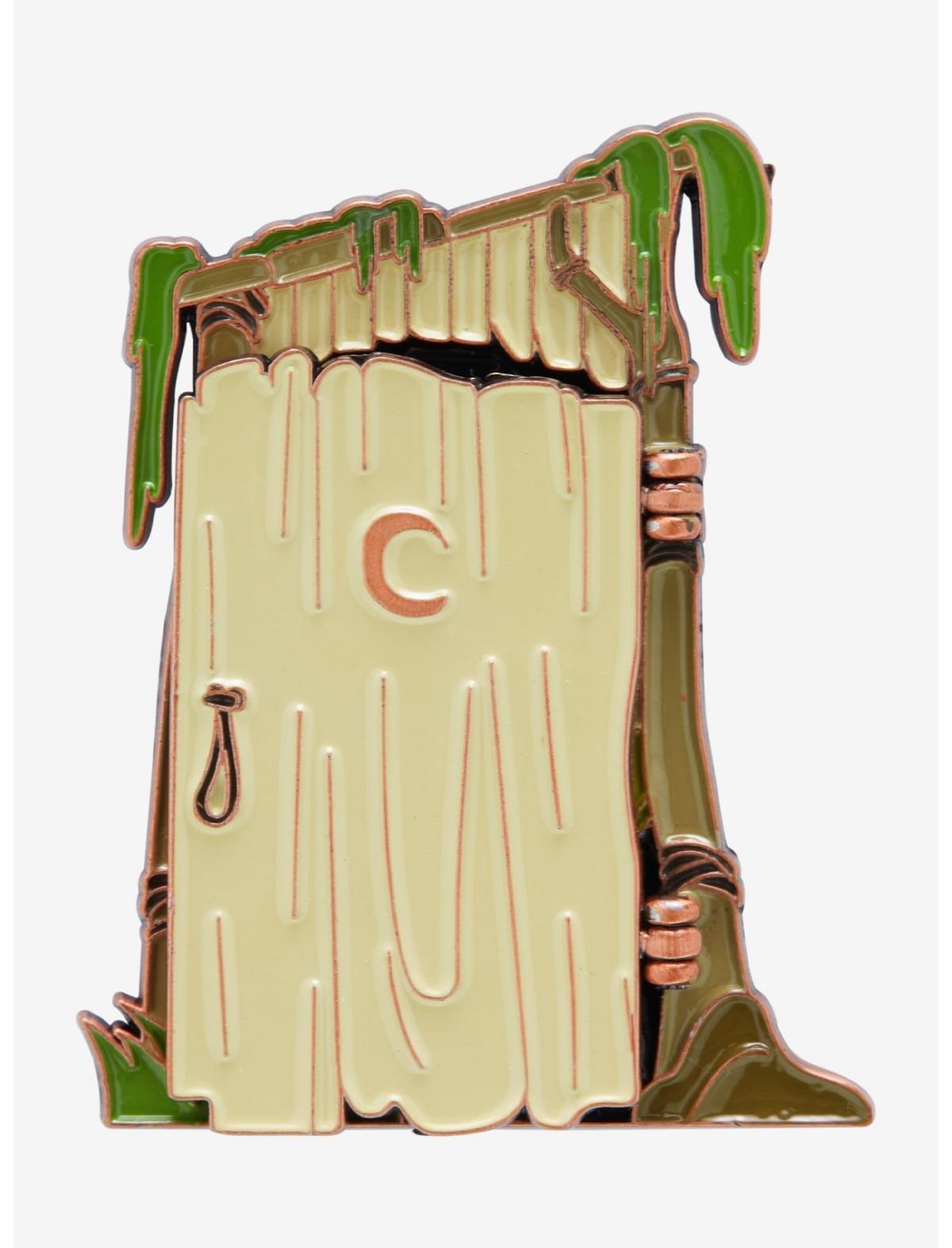 Shrek Outhouse Hinged Enamel Pin, , alternate