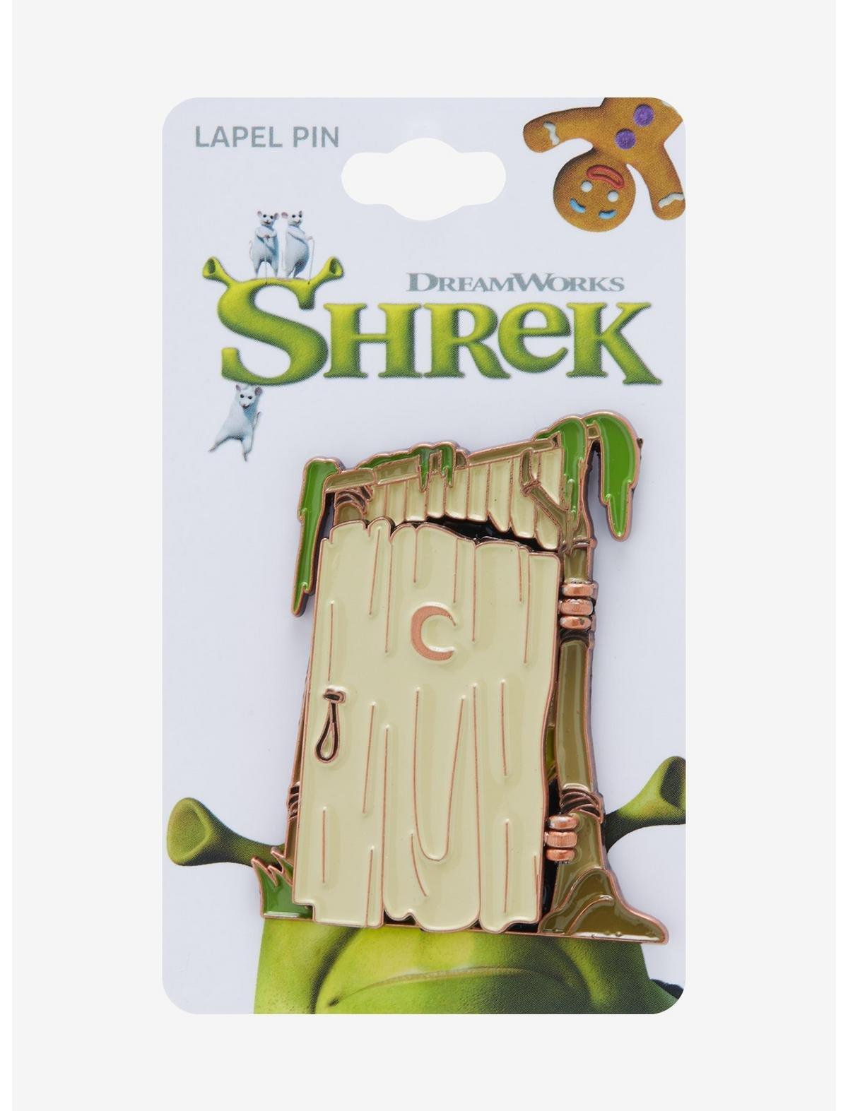 Shrek Outhouse Hinged Enamel Pin, , alternate
