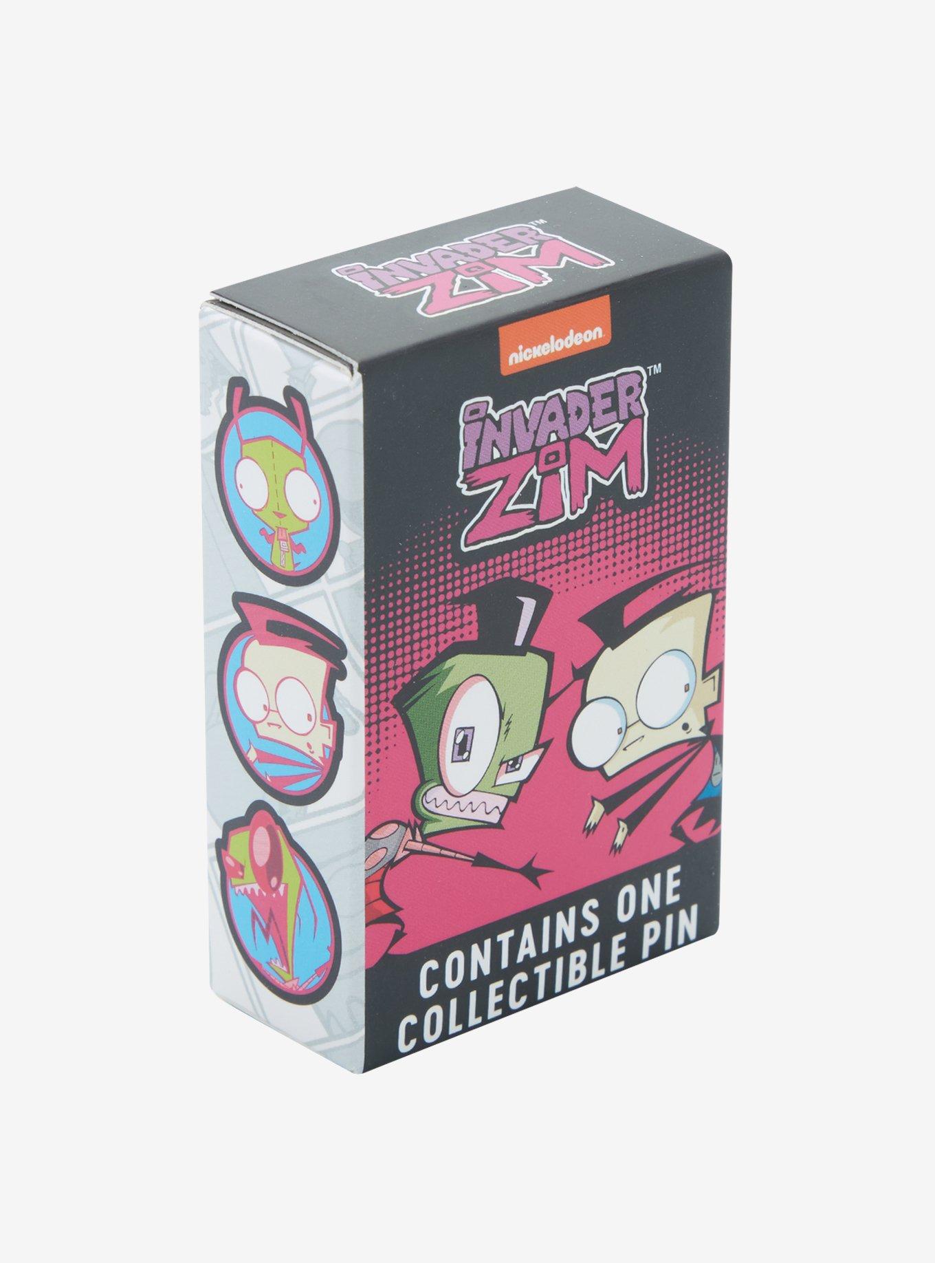 Invader Zim Neon Characters Blind Box Enamel Pin, , alternate