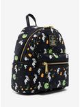 Loungefly Disney The Nightmare Before Christmas Zero Allover Print Glow-In-The-Dark Mini Backpack - BoxLunch Exclusive, , alternate
