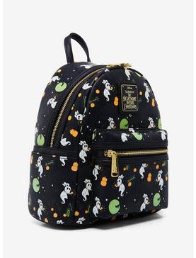 Loungefly Disney The Nightmare Before Christmas Zero Allover Print Glow-In-The-Dark Mini Backpack - BoxLunch Exclusive, , hi-res