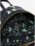Loungefly Disney The Nightmare Before Christmas Zero Allover Print Glow-In-The-Dark Mini Backpack - BoxLunch Exclusive, , alternate