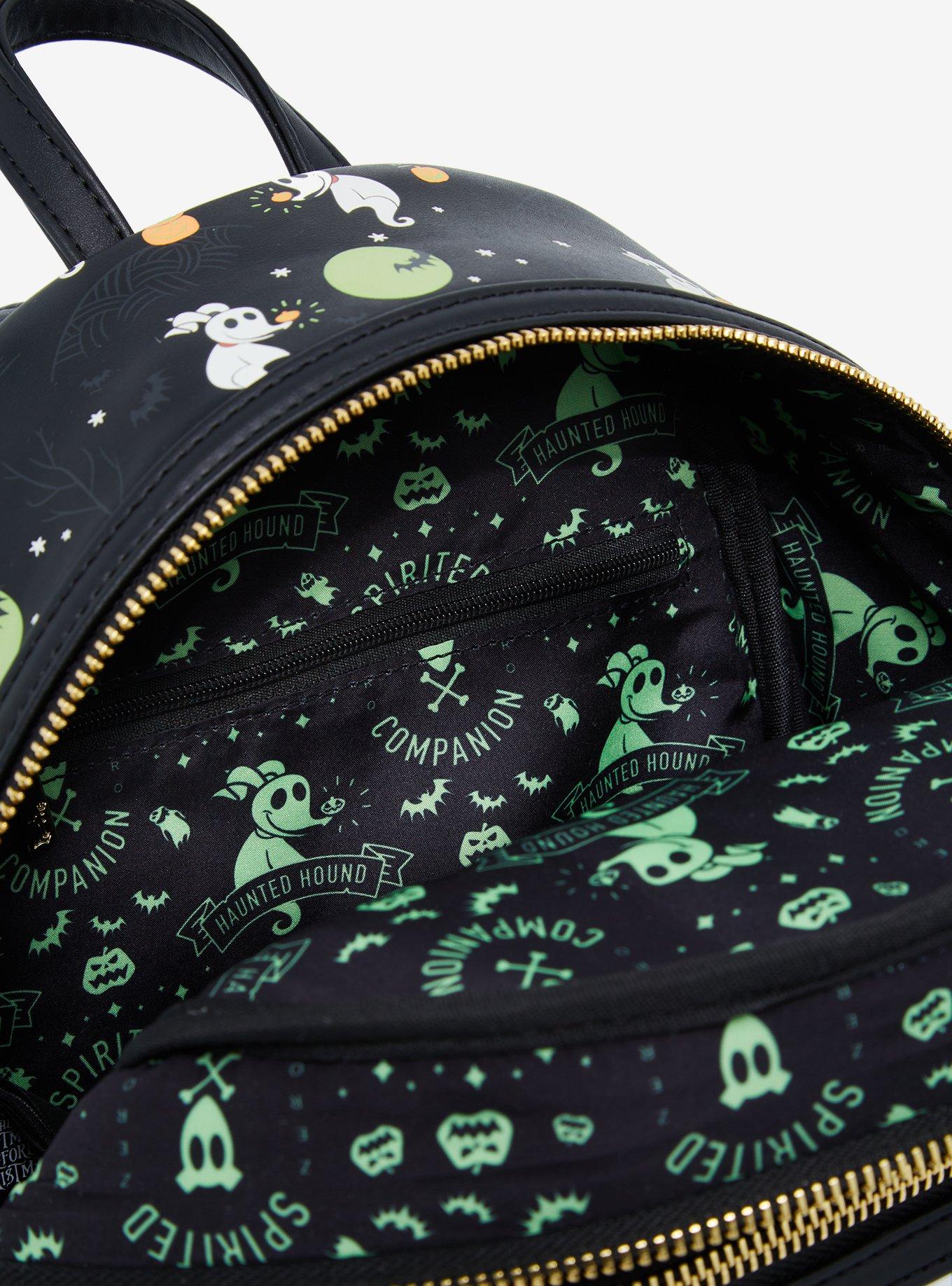 Loungefly Disney The Nightmare Before Christmas Figural Zero Glow-in-the- Dark Mini Backpack - BoxLunch Exclusive