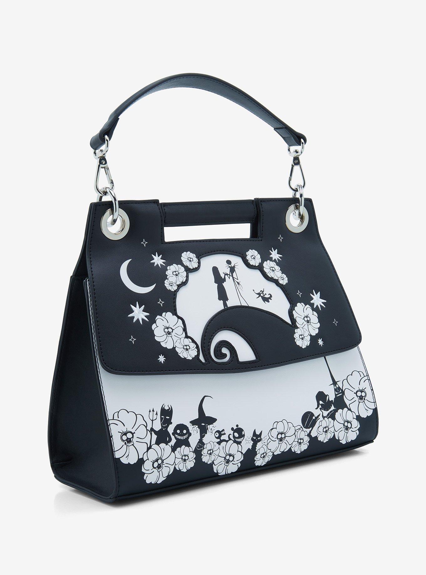 Loungefly Disney The Nightmare Before Christmas Spiral Hill Silhouette Handbag - BoxLunch Exclusive, , alternate