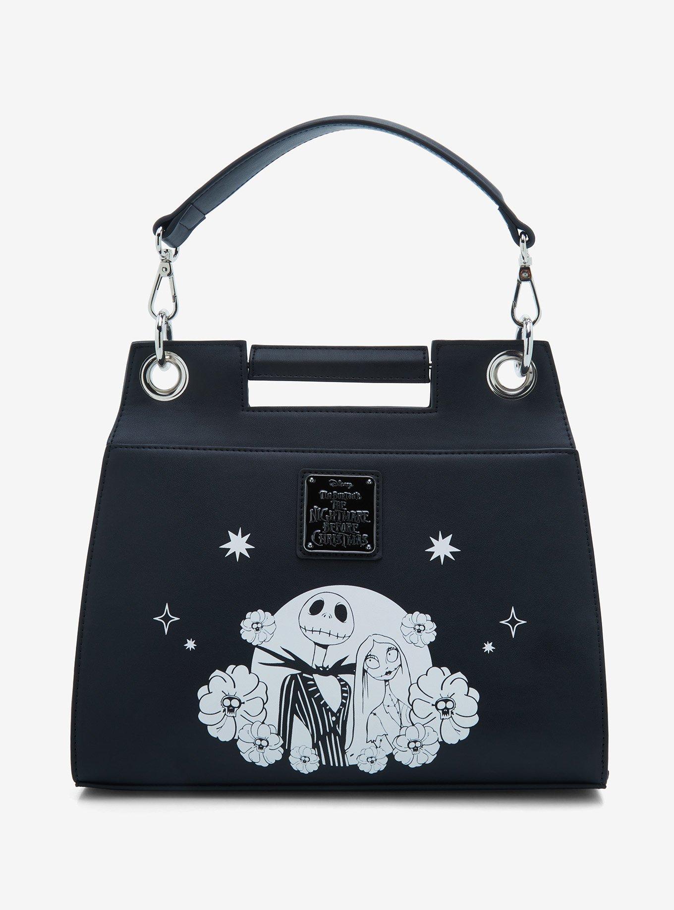 Loungefly Disney The Nightmare Before Christmas Spiral Hill Silhouette Handbag - BoxLunch Exclusive, , alternate