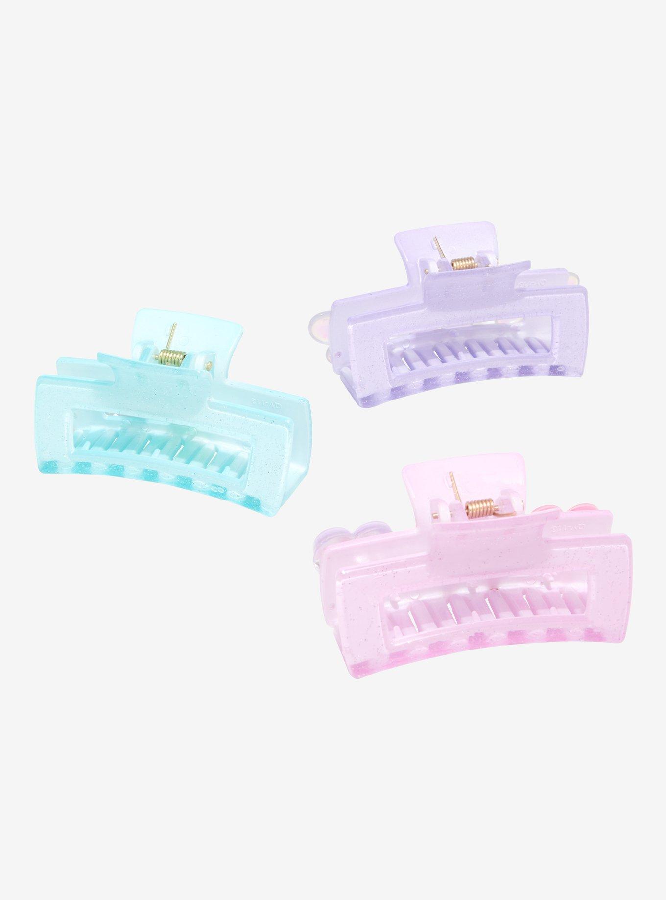 Thorn & Fable Pastel Y2K Claw Hair Clip Set, , alternate