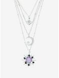 Purple Opal Celestial Layered Necklace, , alternate