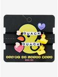 Rubber Duck Quack Best Friend Cord Bracelet Set, , alternate