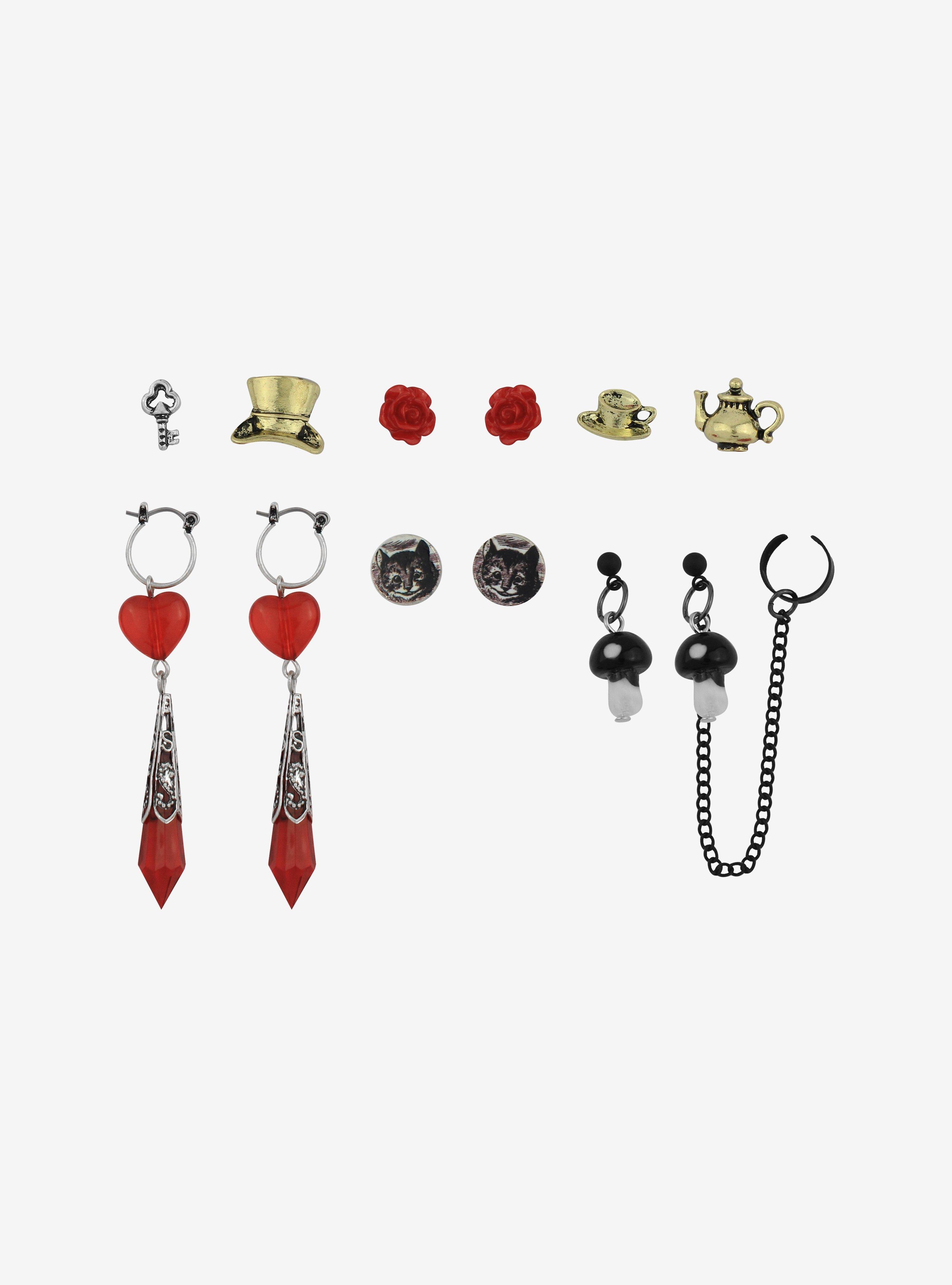 Tea Party Icons Earring Set, , alternate
