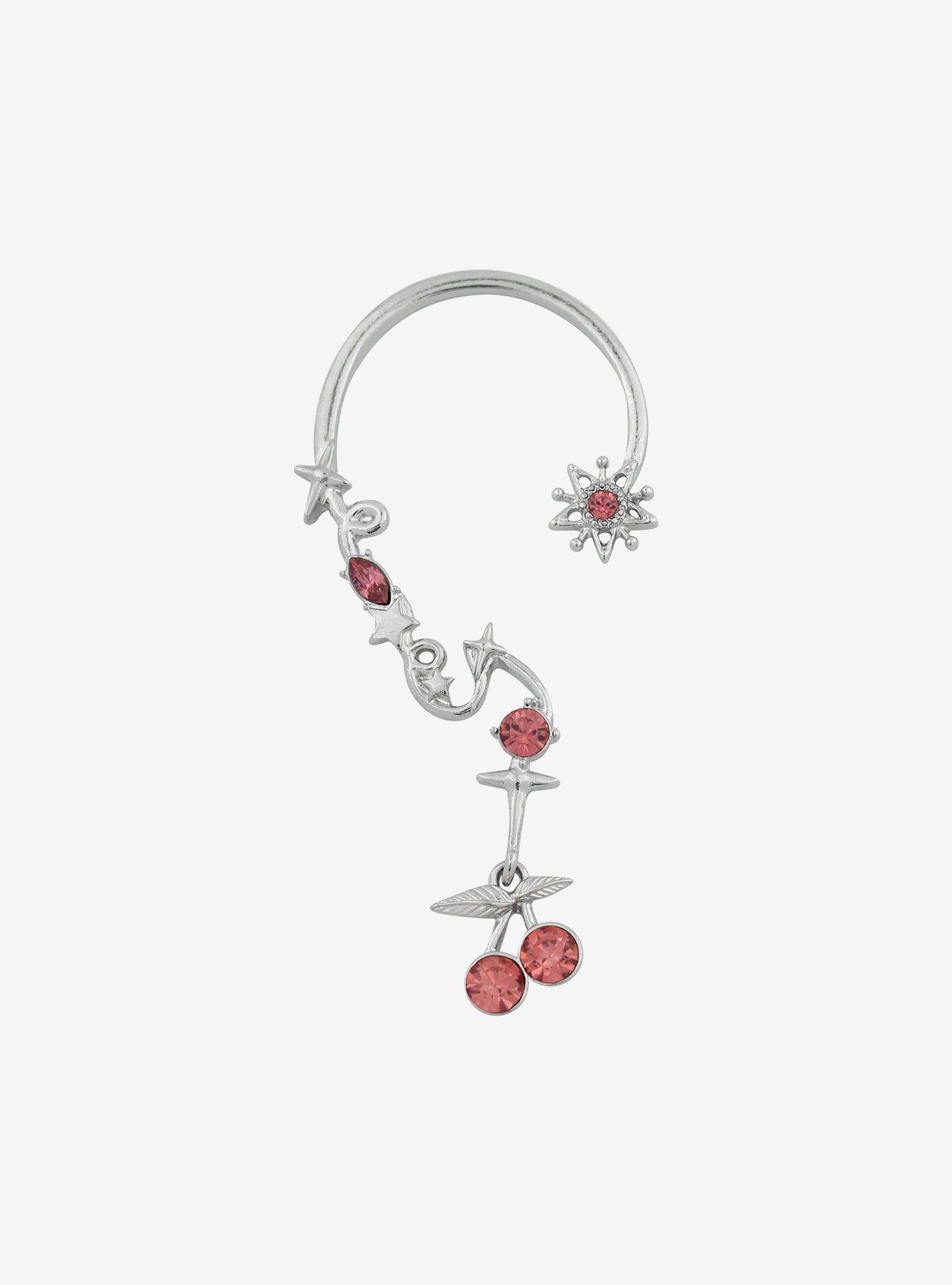 Sweet Society Cherry Star Wrap Ear Cuff, , hi-res