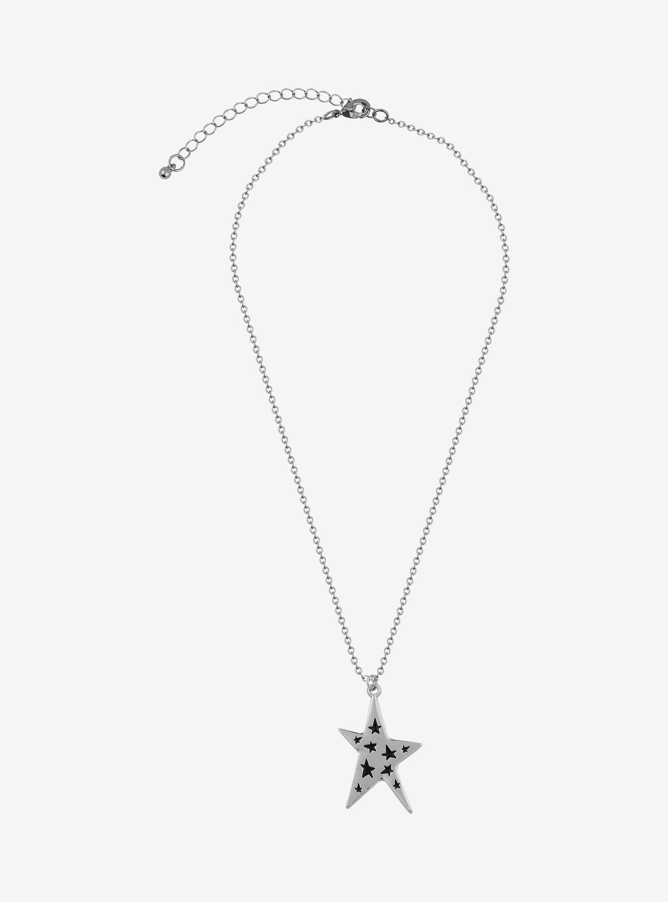 Cosmic Aura Silver Star Necklace, , alternate