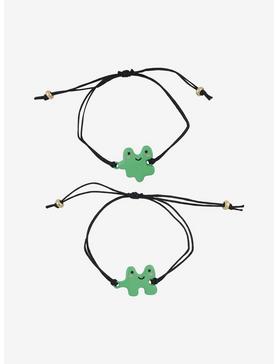 Thorn & Fable Frog Puzzle Piece Best Friend Cord Bracelet Set, , hi-res