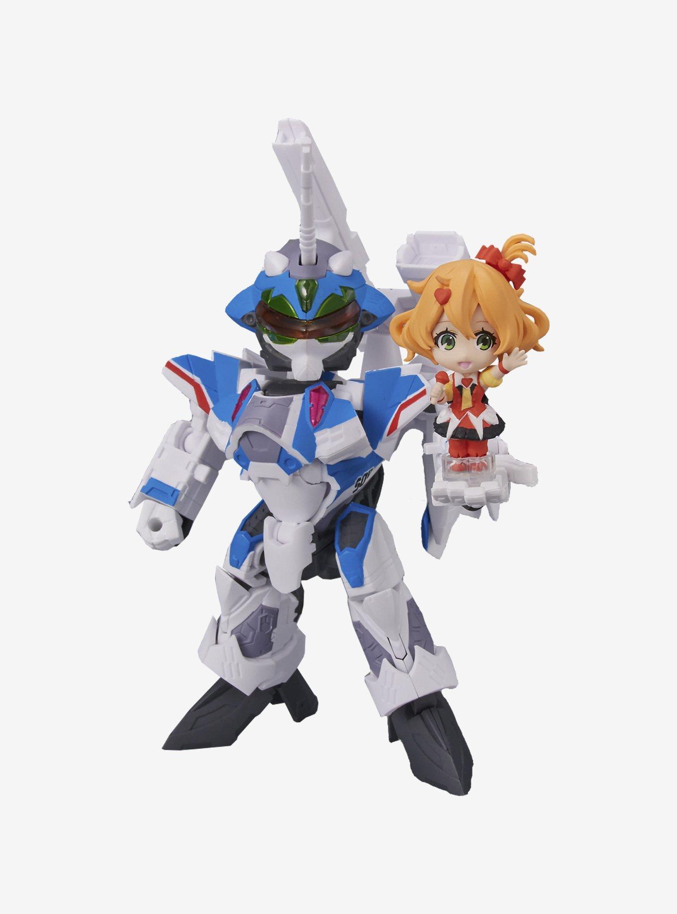 Bandai Spirits Macross Delta Tiny Session VF-31J Siegfried & Freyja Figure, , alternate